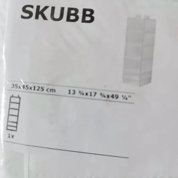 IKEA SKUBB Organizer with 6 Compartments, White - Picture 3 of 5